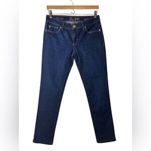 DL1961 | Angel mid rise skinny ankle blue denim jeans 28 mariner